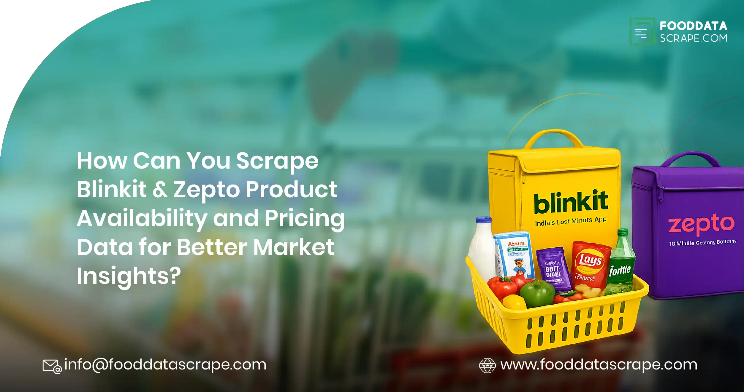 Blinkit Zepto Product Availability Pricing Data Scraping